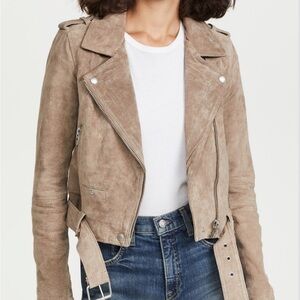 Blank NYC suede moto jacket